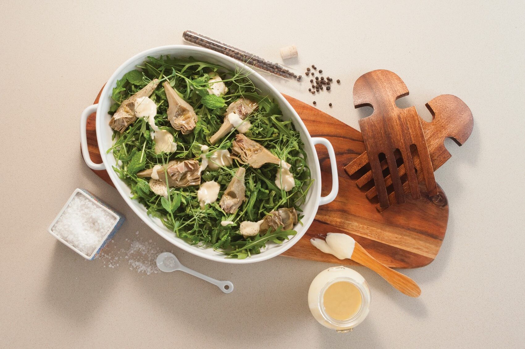 Preserving Artichoke hearts Served